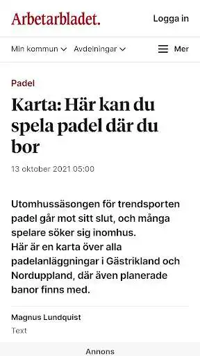 Play Arbetarbladet.se  and enjoy Arbetarbladet.se with UptoPlay