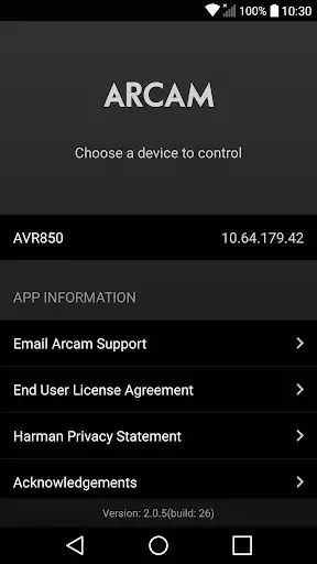 Play Arcam Control  and enjoy Arcam Control with UptoPlay