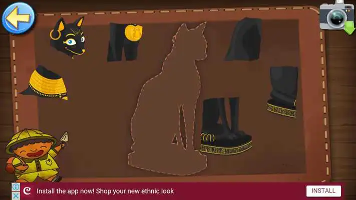 Play Archeologist Egypt Puzzle 2D Game
