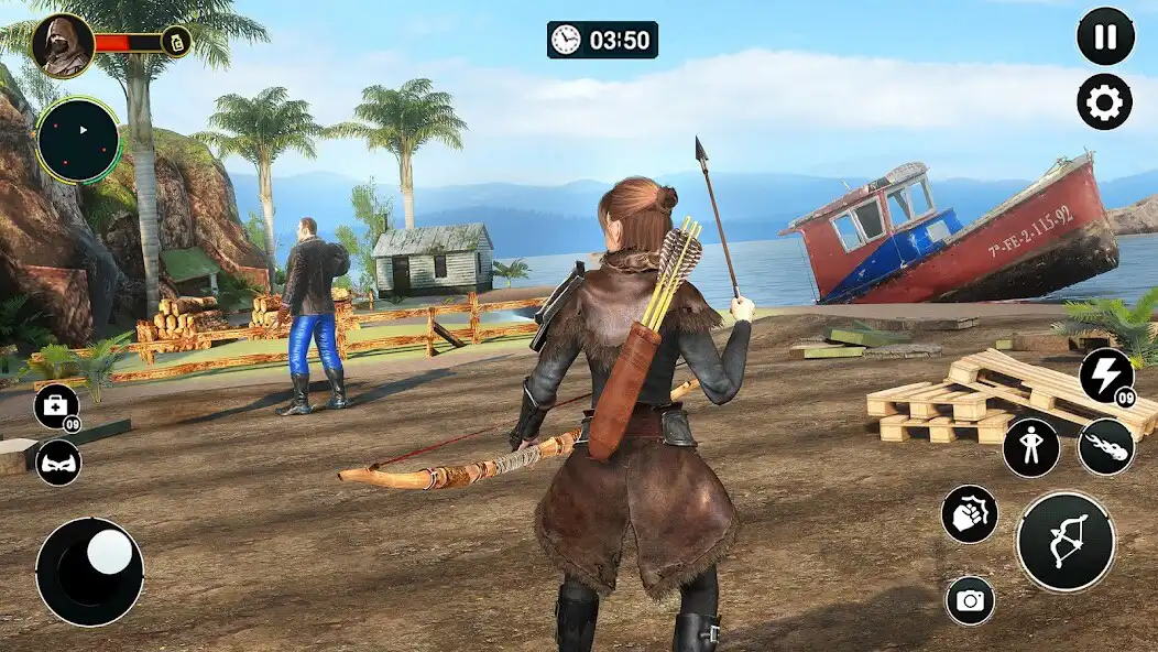 Play Archer Assassin Shooting Game as an online game Archer Assassin Shooting Game with UptoPlay