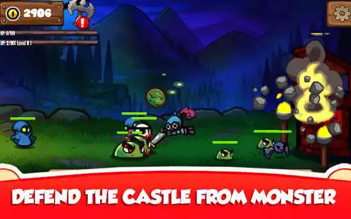 Play Archer Castle Defense as an online game Archer Castle Defense with UptoPlay