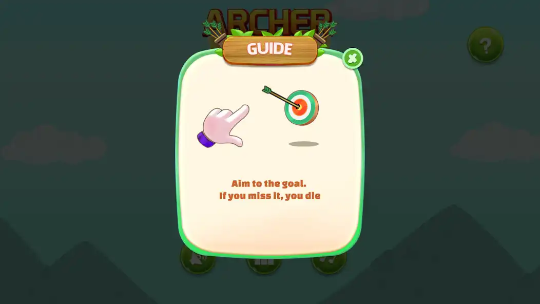 Play Archer Man - Aim The Goal as an online game Archer Man - Aim The Goal with UptoPlay