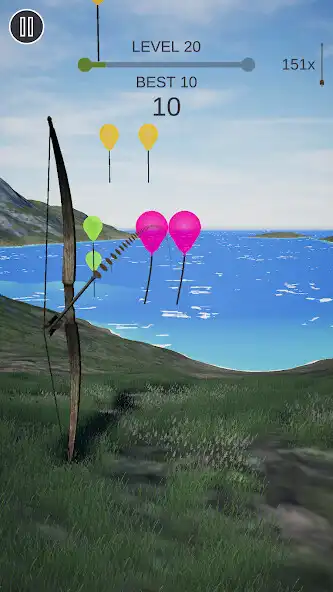 Play Archery Balloons Shooter as an online game Archery Balloons Shooter with UptoPlay