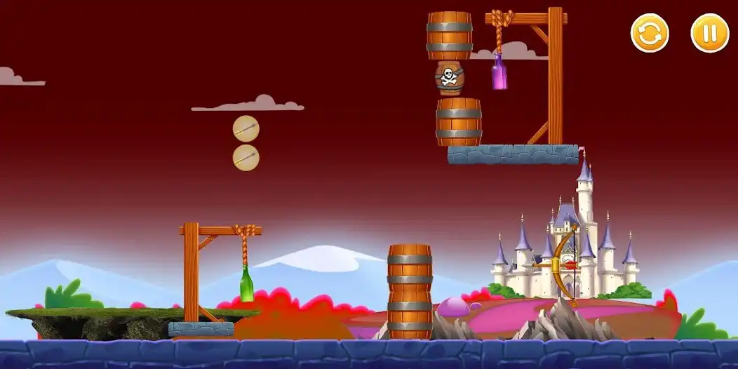 Play Archery Bottle break as an online game Archery Bottle break with UptoPlay