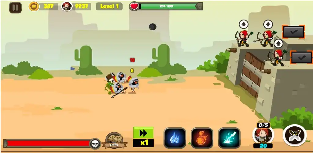 Play Archery Defense of Fortress  and enjoy Archery Defense of Fortress with UptoPlay