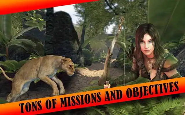 Play Archery Girl Animal Hunting 3D