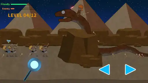 Play Archery Wars -Fight with a bow and arrow!- as an online game Archery Wars -Fight with a bow and arrow!- with UptoPlay