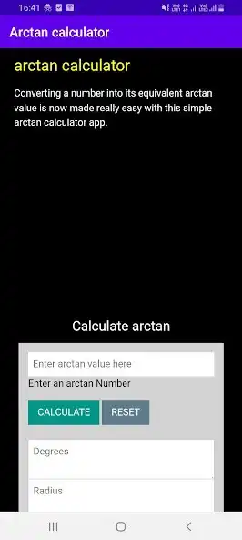 Play Arctan calculator  and enjoy Arctan calculator with UptoPlay