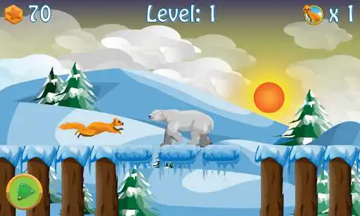 Play Arctic Runner as an online game Arctic Runner with UptoPlay