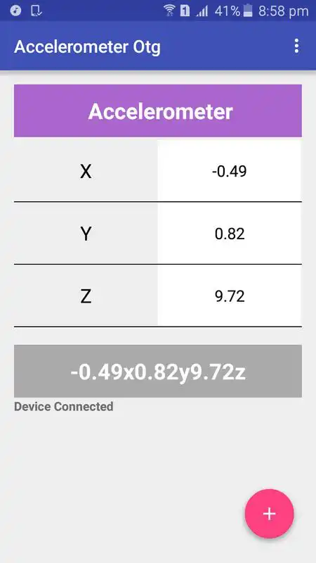 Play Arduino Accelerometer OTG USB