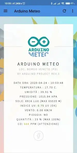 Play Arduino Meteo  and enjoy Arduino Meteo with UptoPlay