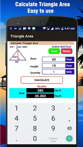 Play Area Calculator as an online game Area Calculator with UptoPlay