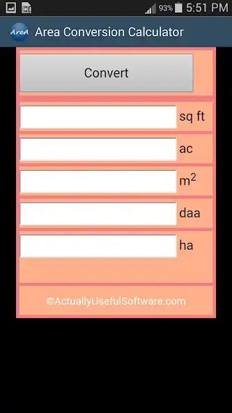 Play APK Area Converter Calculator  and enjoy Area Converter Calculator with UptoPlay com.ActuallyUsefulSoftware.acc