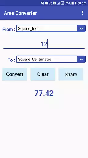 Play Area Converter as an online game Area Converter with UptoPlay