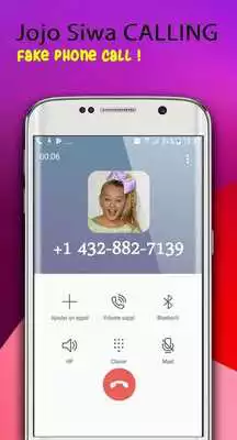 Play A Real Call From Jojo Siwa - Fake Phone Call ID