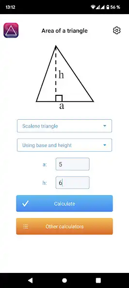 Play Area of a triangle  and enjoy Area of a triangle with UptoPlay