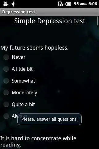 Play Are You at Risk for Depression as an online game Are You at Risk for Depression with UptoPlay