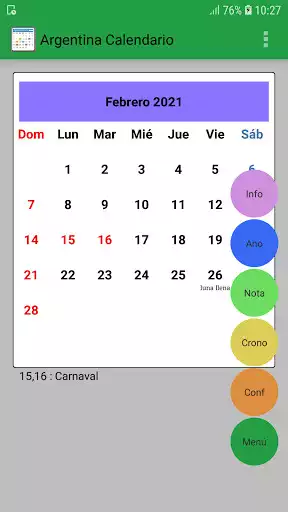Play Argentina Calendario 2022 as an online game Argentina Calendario 2022 with UptoPlay