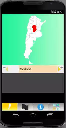 Play APK Argentina State Maps and Flags  and enjoy Argentina State Maps and Flags with UptoPlay com.ralphdmello.states.argentina