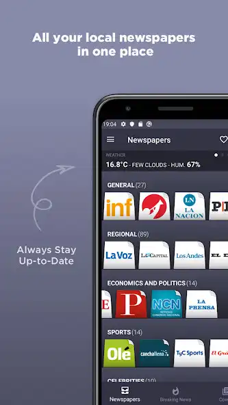 Play Argentine Newspapers  and enjoy Argentine Newspapers with UptoPlay
