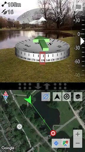 Play AR GPS Compass Map 3D Pro  and enjoy AR GPS Compass Map 3D Pro with UptoPlay