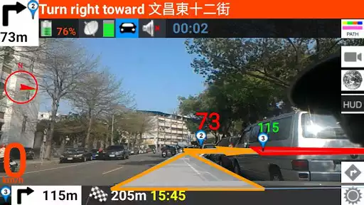 Play AR GPS DRIVE/WALK NAVIGATION as an online game AR GPS DRIVE/WALK NAVIGATION with UptoPlay