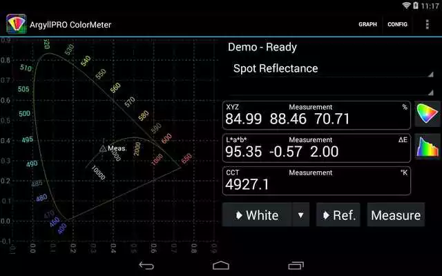 Play ArgyllPRO ColorMeterDemo