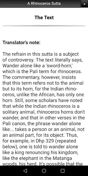 Play A Rhinoceros Sutta - Buddhism as an online game A Rhinoceros Sutta - Buddhism with UptoPlay