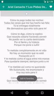 Play Ariel Camacho Letras