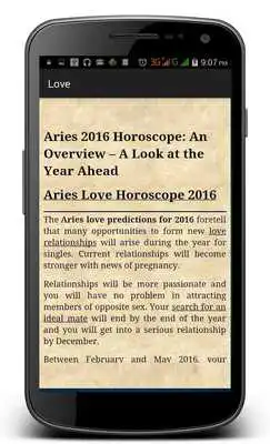 Play Aries Horoscope 2016