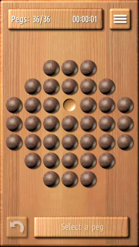 Play Aries Peg Solitaire