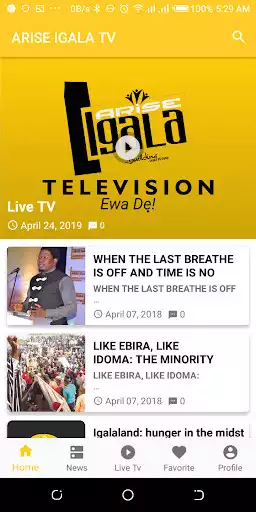 Play ARISE IGALA TV as an online game ARISE IGALA TV with UptoPlay