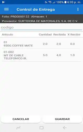 Play Arisoft - Control Entrega  and enjoy Arisoft - Control Entrega with UptoPlay