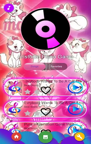 Play Aristocats Piano Game  and enjoy Aristocats Piano Game with UptoPlay