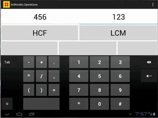 Play Arithmetic Operations