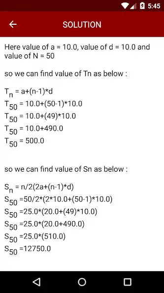 Play Arithmetic Progression Solver Learner  Calculator as an online game Arithmetic Progression Solver Learner  Calculator with UptoPlay