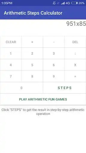 Play Arithmetic Steps Calculator (Free)  and enjoy Arithmetic Steps Calculator (Free) with UptoPlay