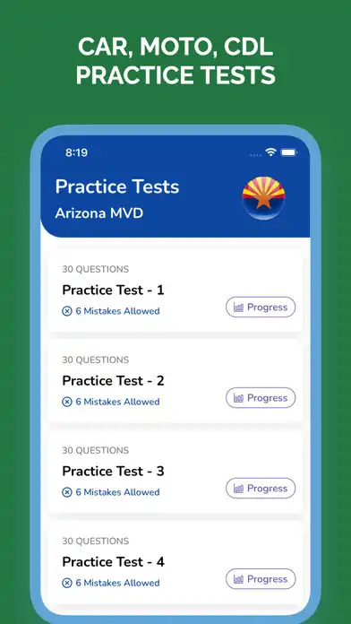 Play Arizona AZ MVD Permit Test  and enjoy Arizona AZ MVD Permit Test with UptoPlay