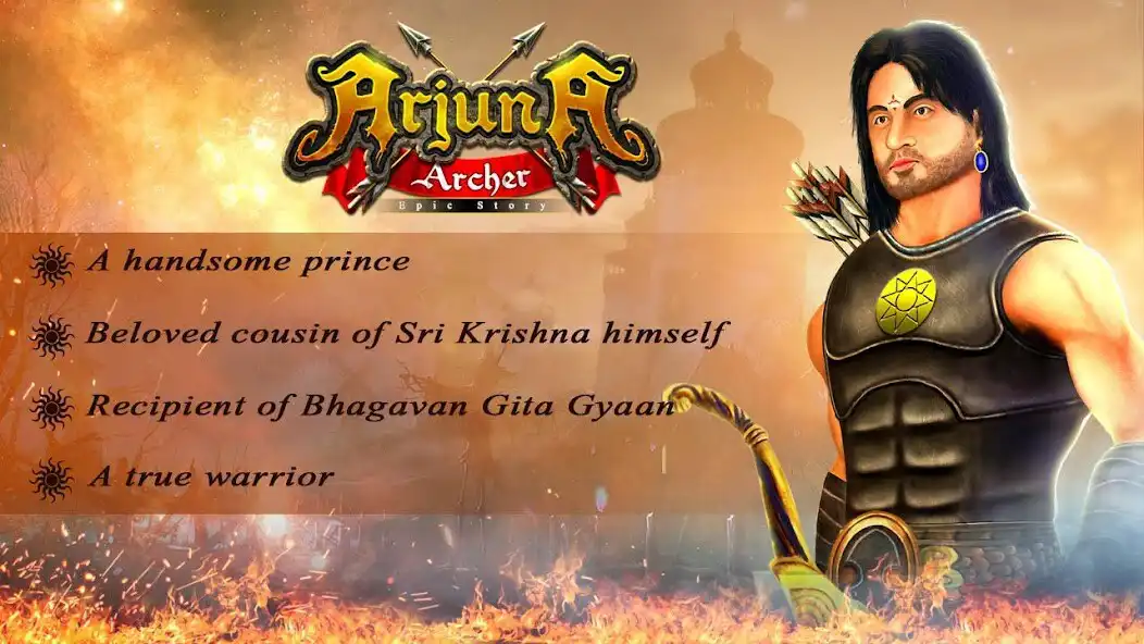 Play Arjuna - Archer Epic Story as an online game Arjuna - Archer Epic Story with UptoPlay