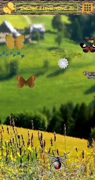 Play Arkanoid: Butterfly catcher as an online game Arkanoid: Butterfly catcher with UptoPlay