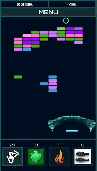 Play Arkanoid Space as an online game Arkanoid Space with UptoPlay