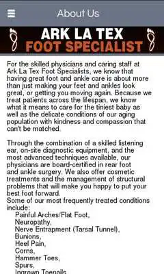 Play Ark La Tex Foot Specialist LLC