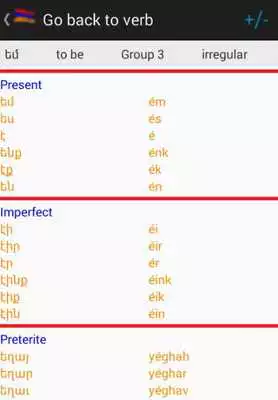 Play Armenian Conjugation