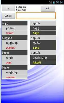 Play Armenian Georgian Dictionary