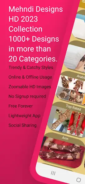 Play Arm Mehndi Designs HD 2023  and enjoy Arm Mehndi Designs HD 2023 with UptoPlay