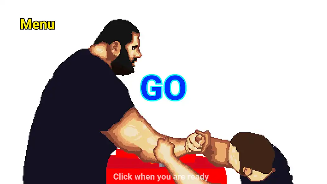 Play Arm Wrestling Game as an online game Arm Wrestling Game with UptoPlay