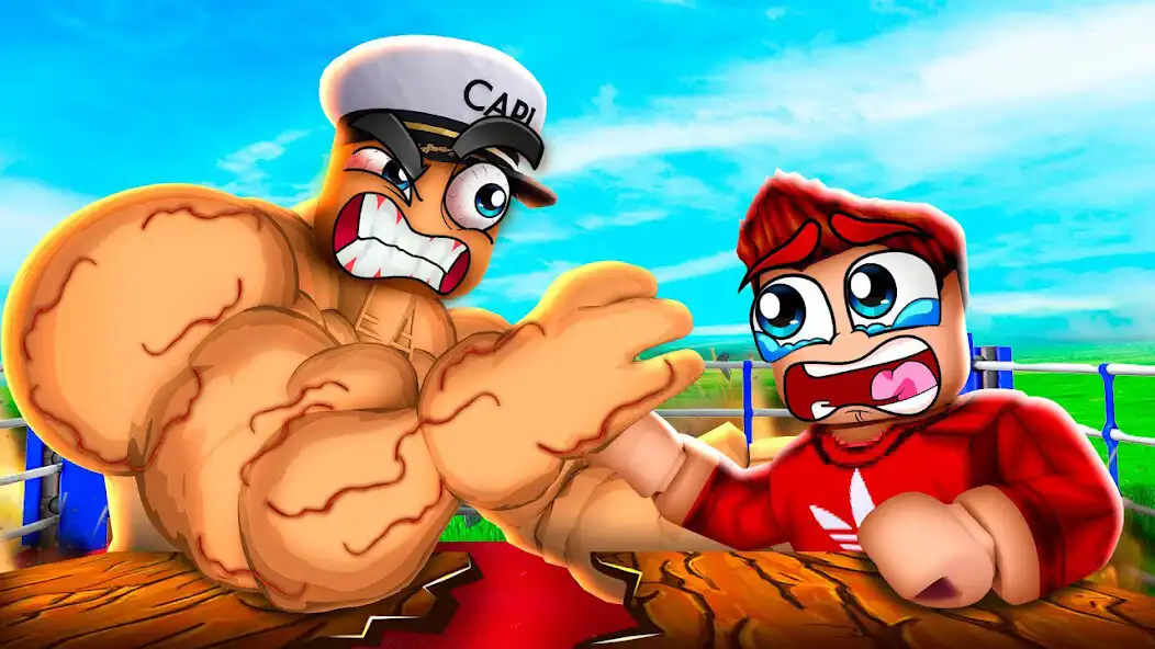 Play arm wrestling simulator as an online game arm wrestling simulator with UptoPlay