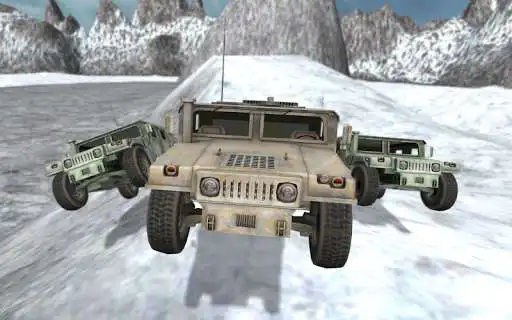 Play Army 4x4 Snow Driving 3D as an online game Army 4x4 Snow Driving 3D with UptoPlay