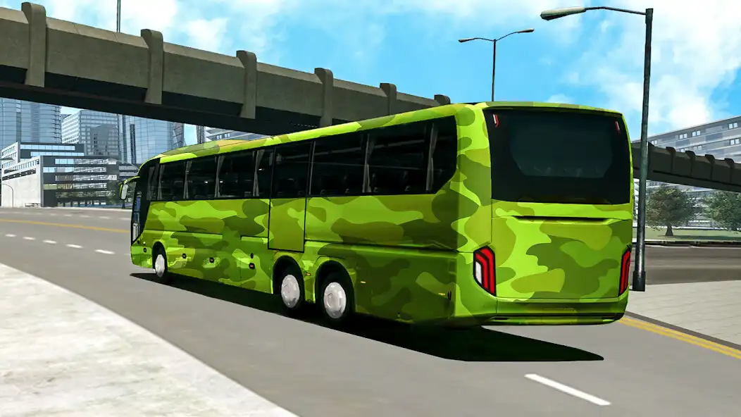 Play Army Bus Driving Game as an online game Army Bus Driving Game with UptoPlay