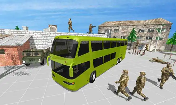 Play Army Bus Game US Soldier Duty
